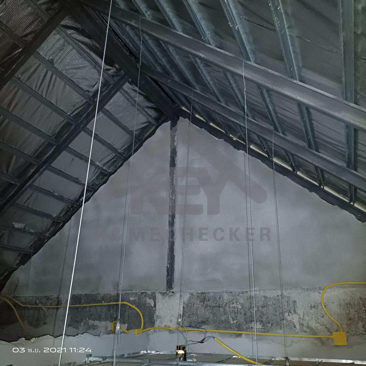 งานตรวจสอบหลังคา