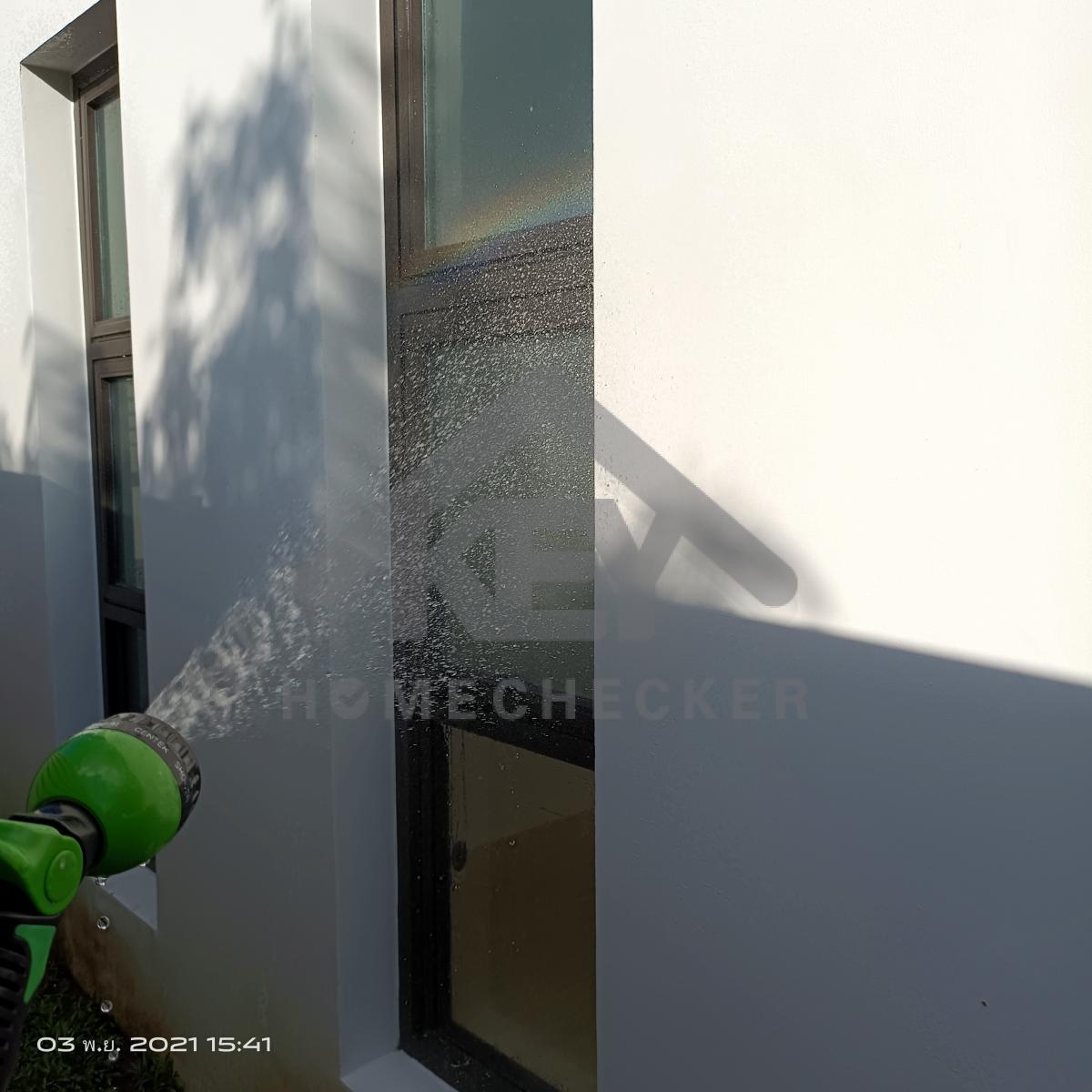 งานเทสน้ำ ประตูหน้าต่าง