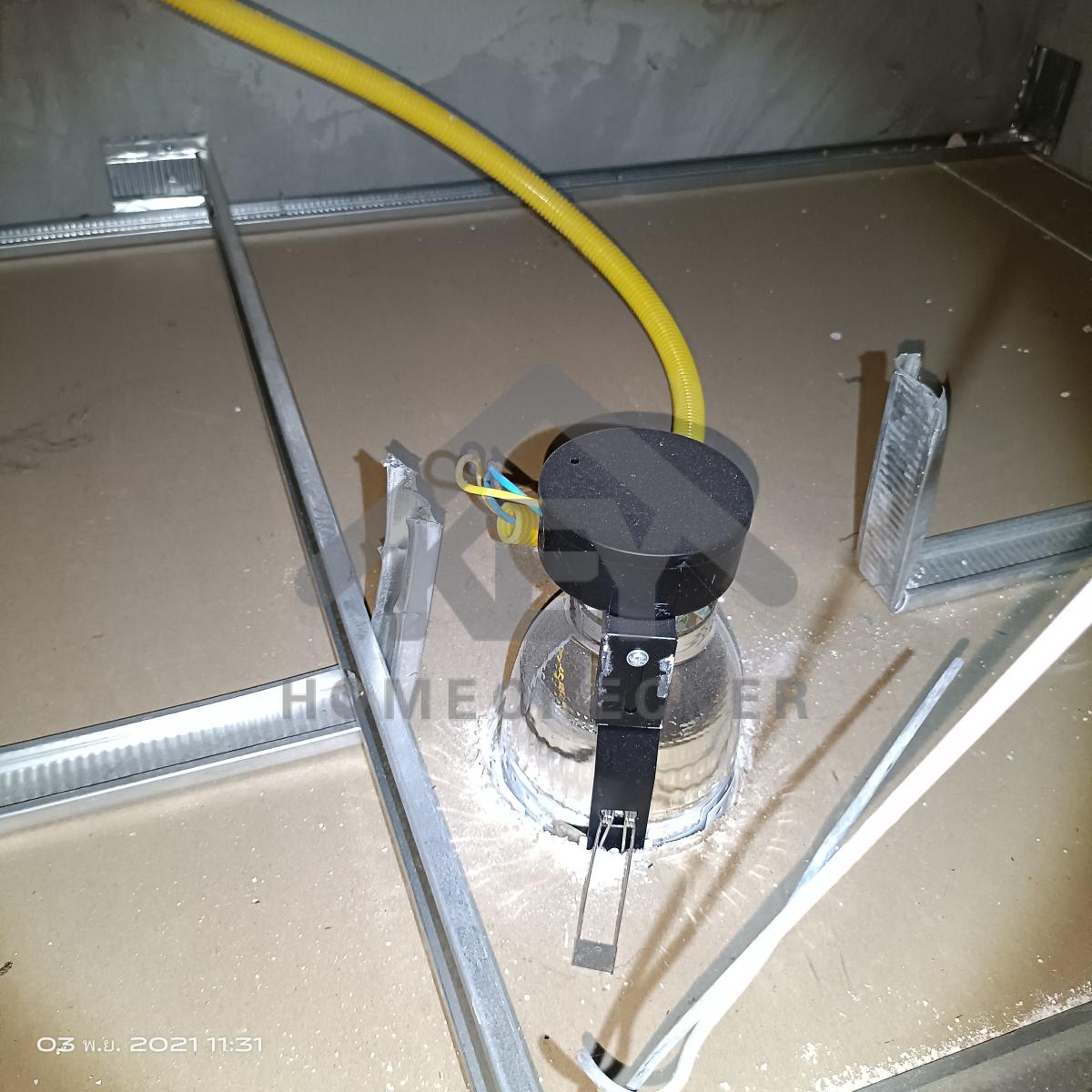 งานฝ้าชายคาและโครงฝ้า