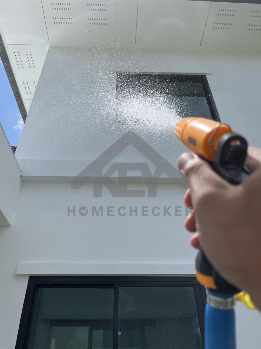 งานเทสน้ำ ประตูหน้าต่าง