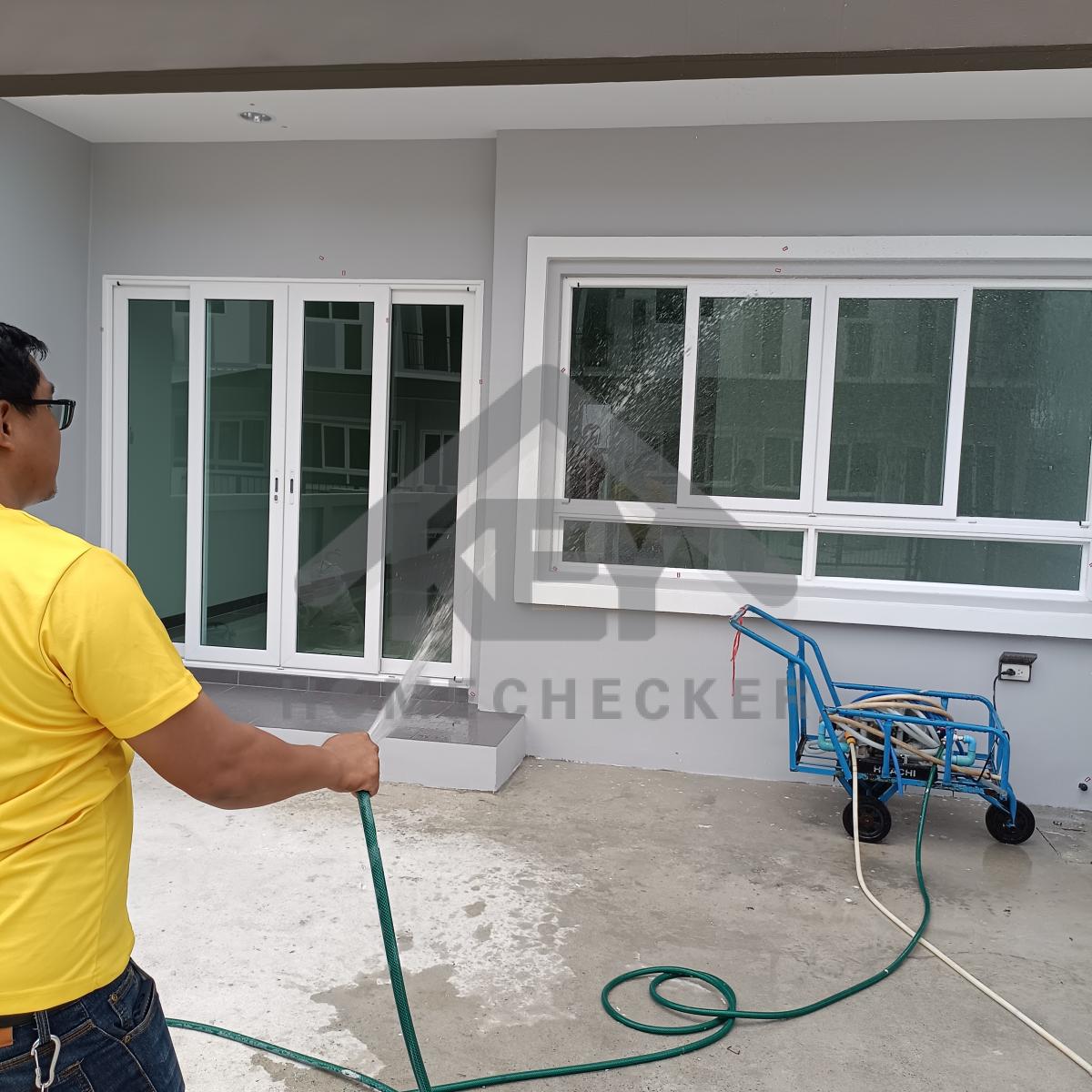 งานเทสน้ำ ประตูหน้าต่าง