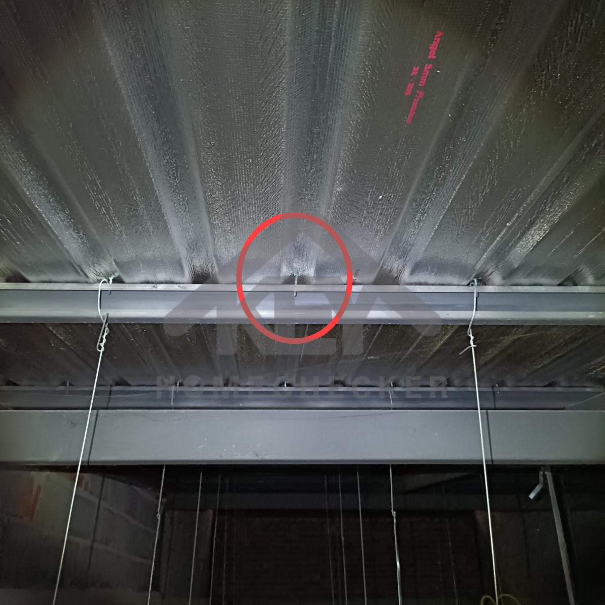 งานตรวจสอบหลังคา