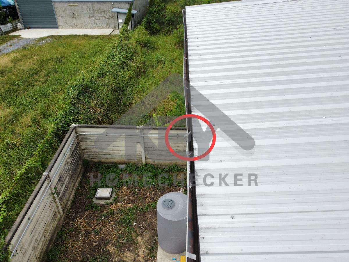 งานตรวจสอบหลังคา