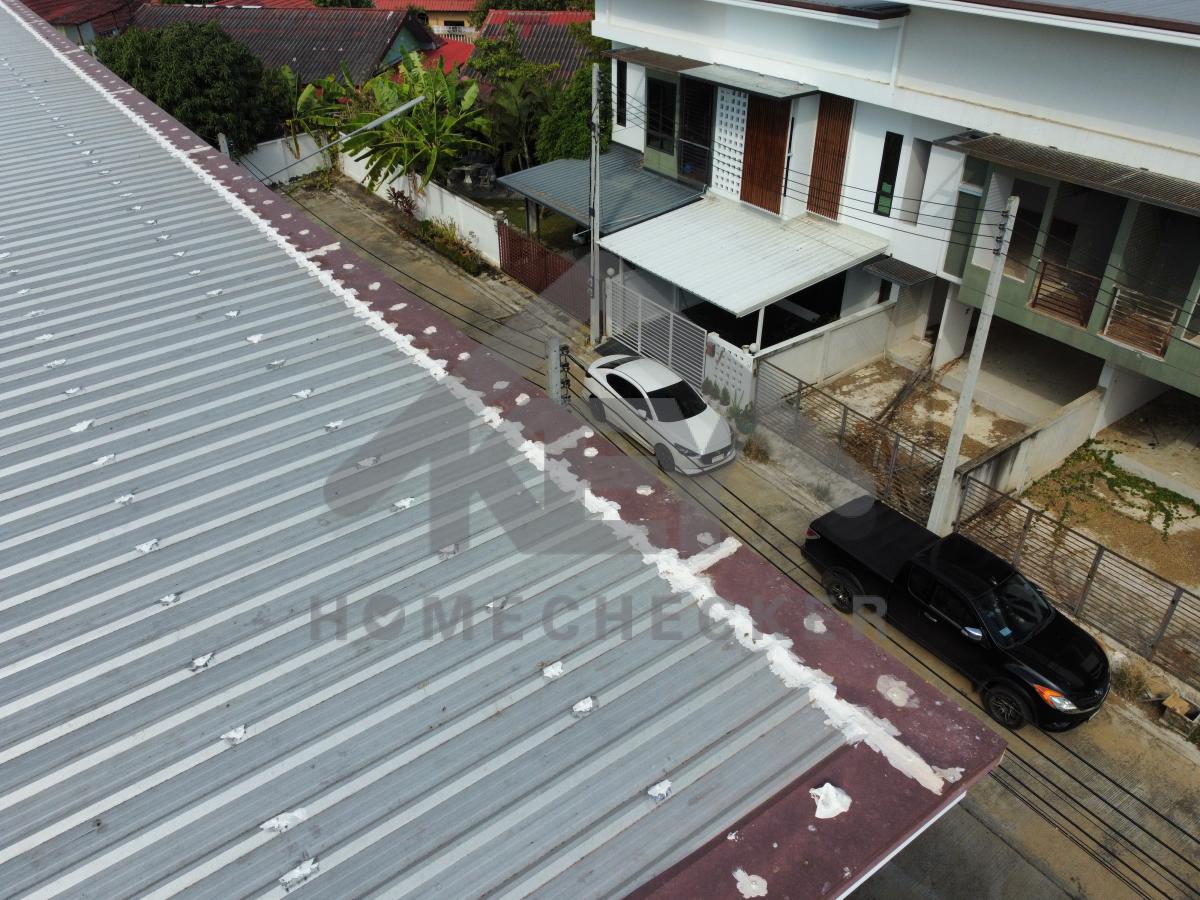 งานตรวจสอบหลังคา