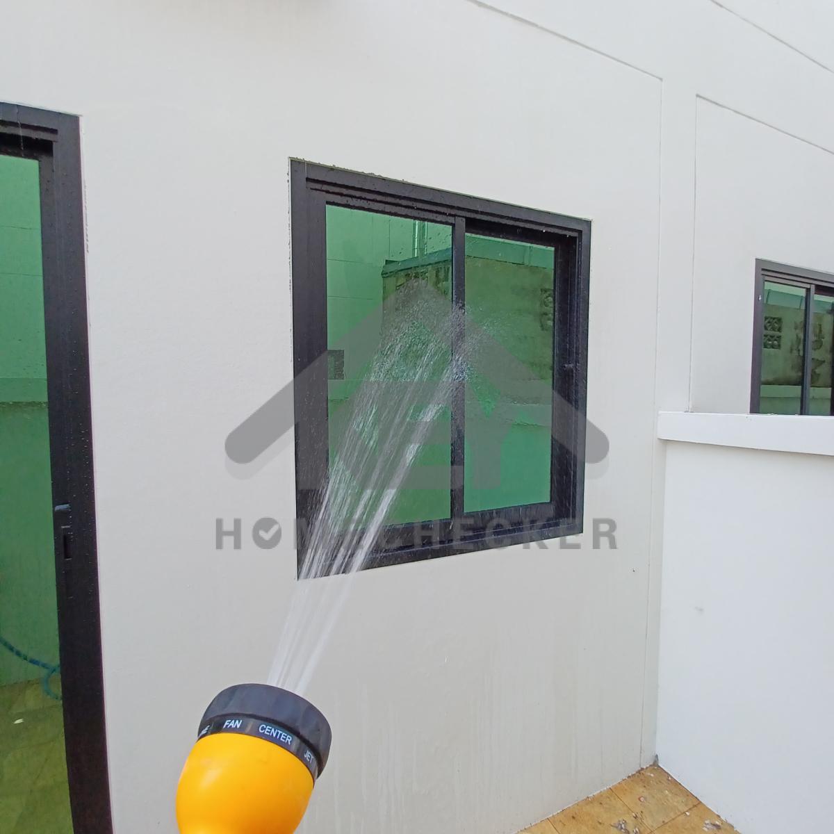 งานเทสน้ำ ประตูหน้าต่าง