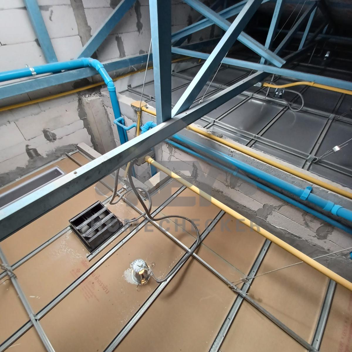 งานตรวจสอบหลังคา