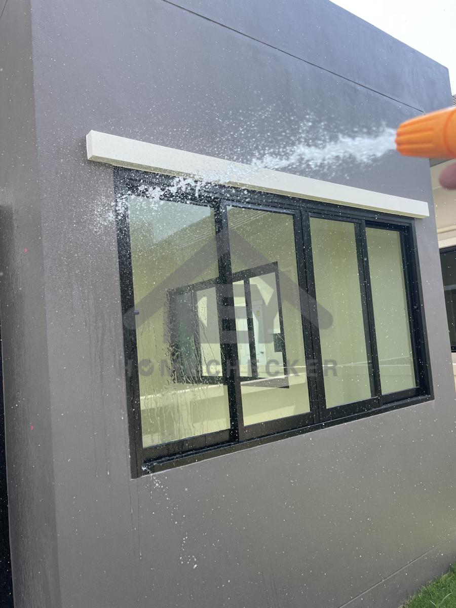 งานเทสน้ำ ประตูหน้าต่าง