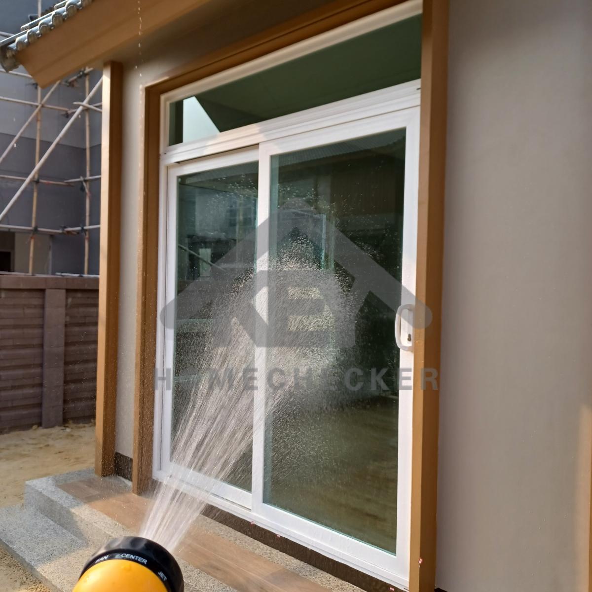 งานเทสน้ำ ประตูหน้าต่าง