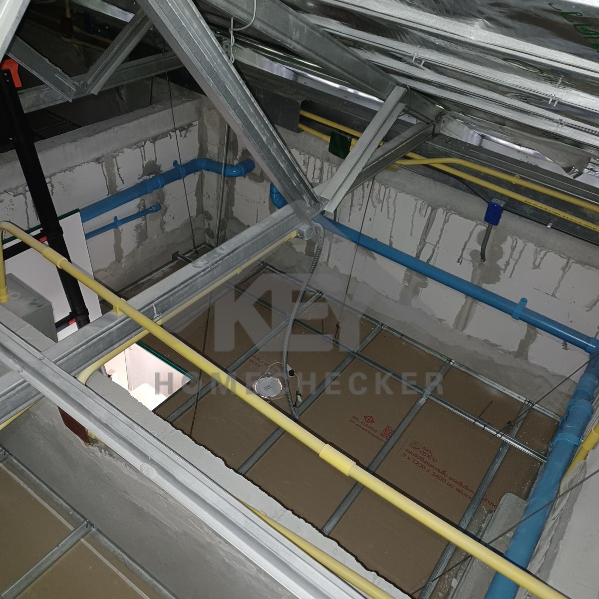 งานตรวจสอบหลังคา