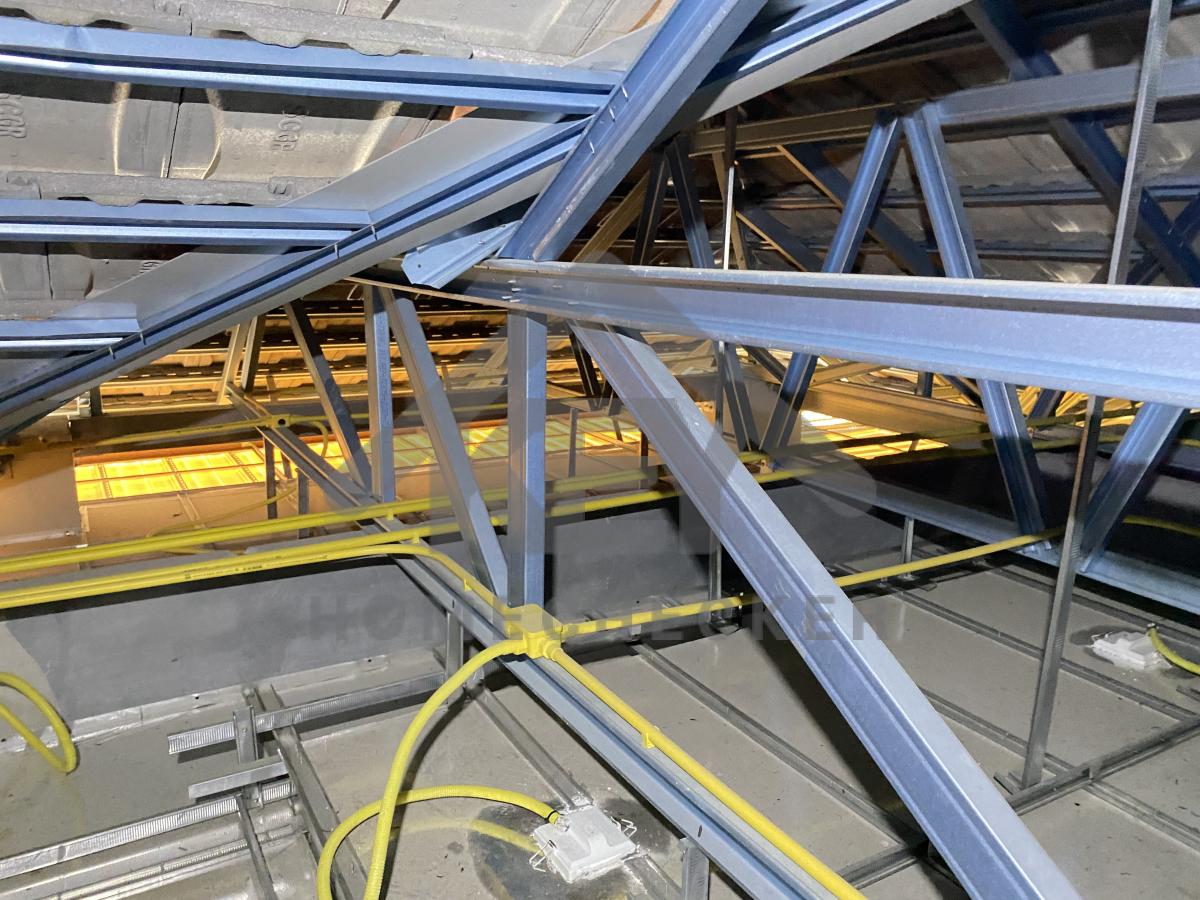 งานฝ้าชายคาและโครงฝ้า