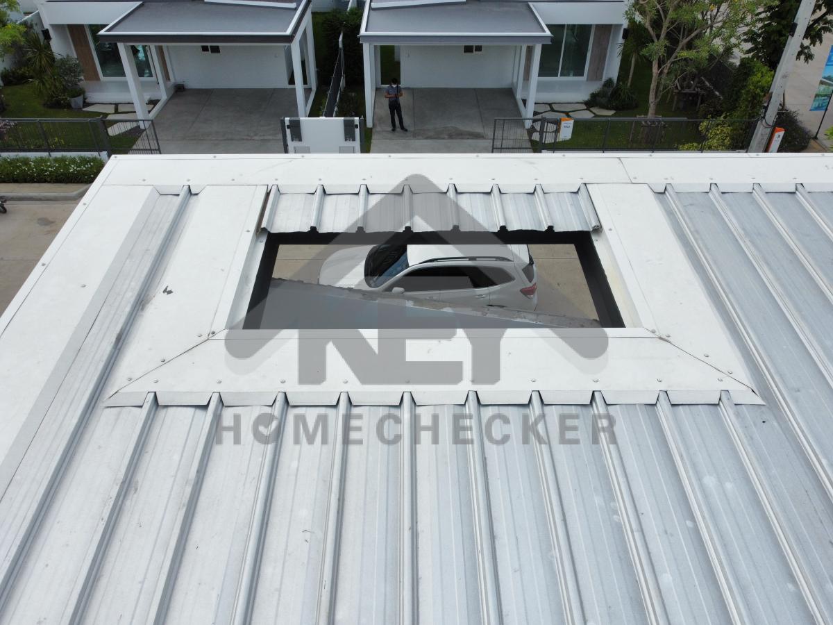 งานตรวจสอบหลังคา