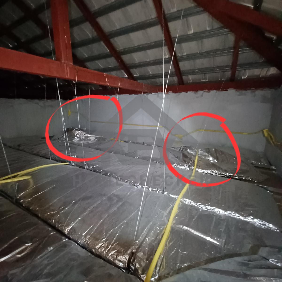 งานตรวจสอบหลังคา