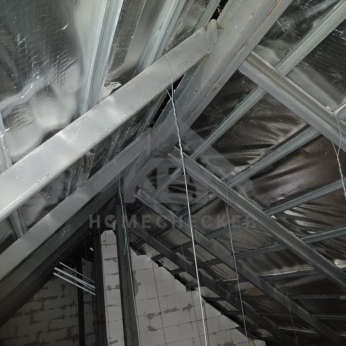 งานตรวจสอบหลังคา