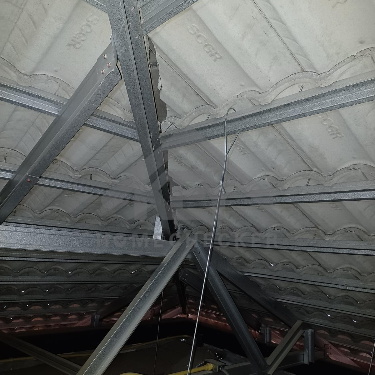 งานตรวจสอบหลังคา