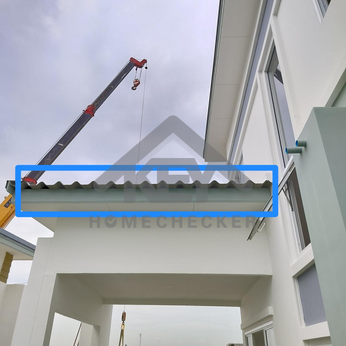 งานตรวจสอบหลังคา