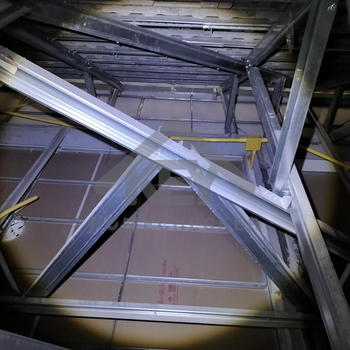 งานตรวจสอบหลังคา