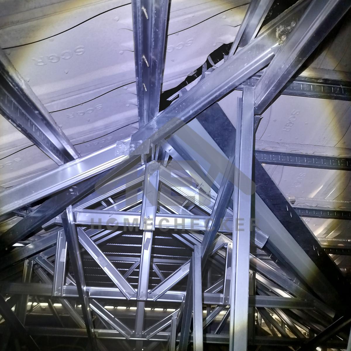 งานตรวจสอบหลังคา