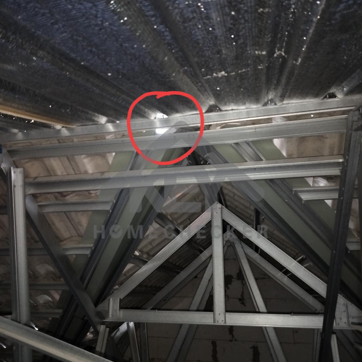 งานตรวจสอบหลังคา