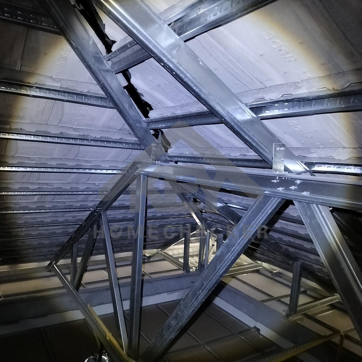 งานตรวจสอบหลังคา