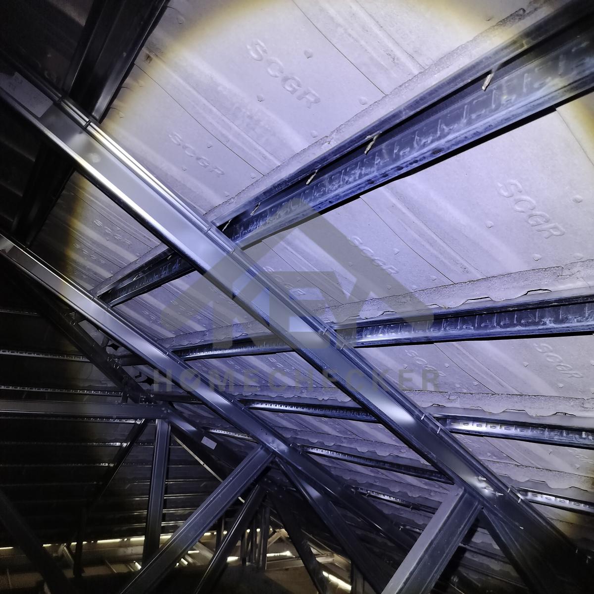 งานตรวจสอบหลังคา