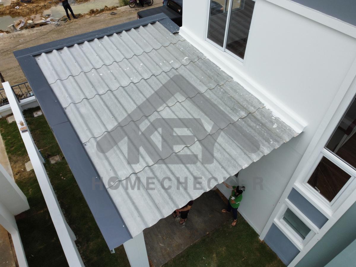 งานตรวจสอบหลังคา