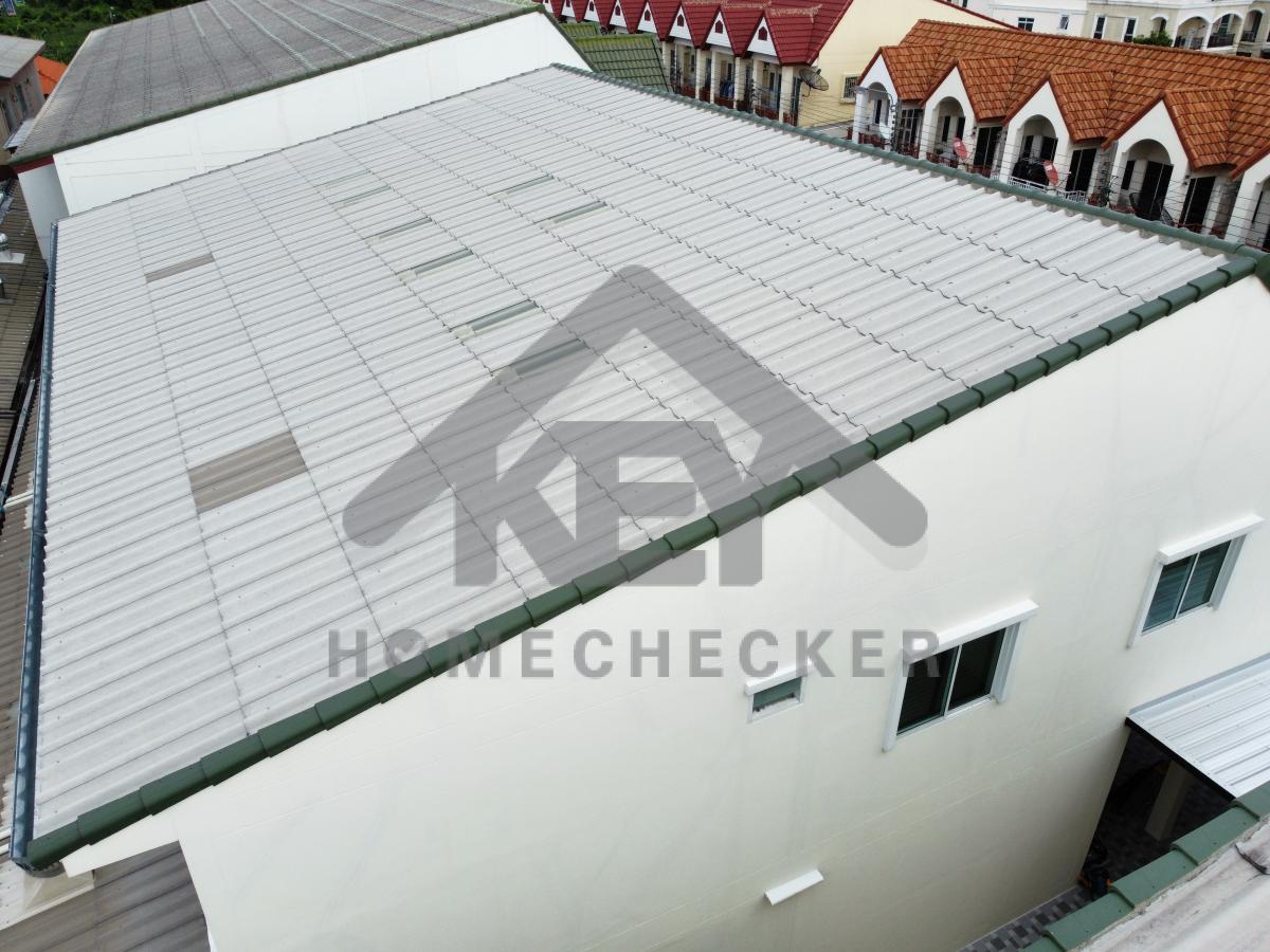 งานตรวจสอบหลังคา