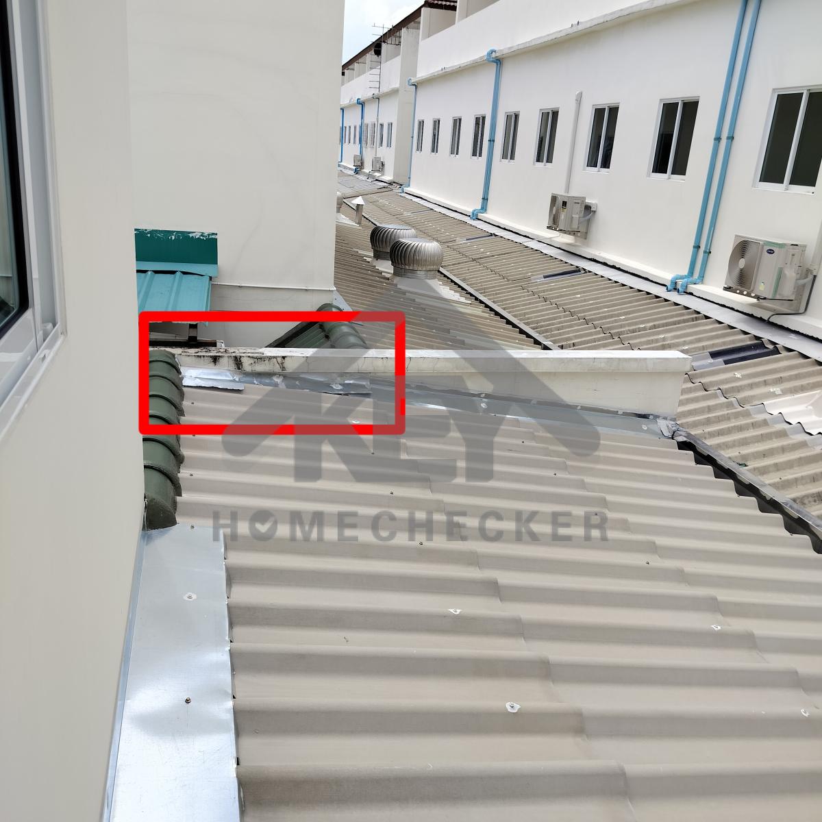 งานตรวจสอบหลังคา