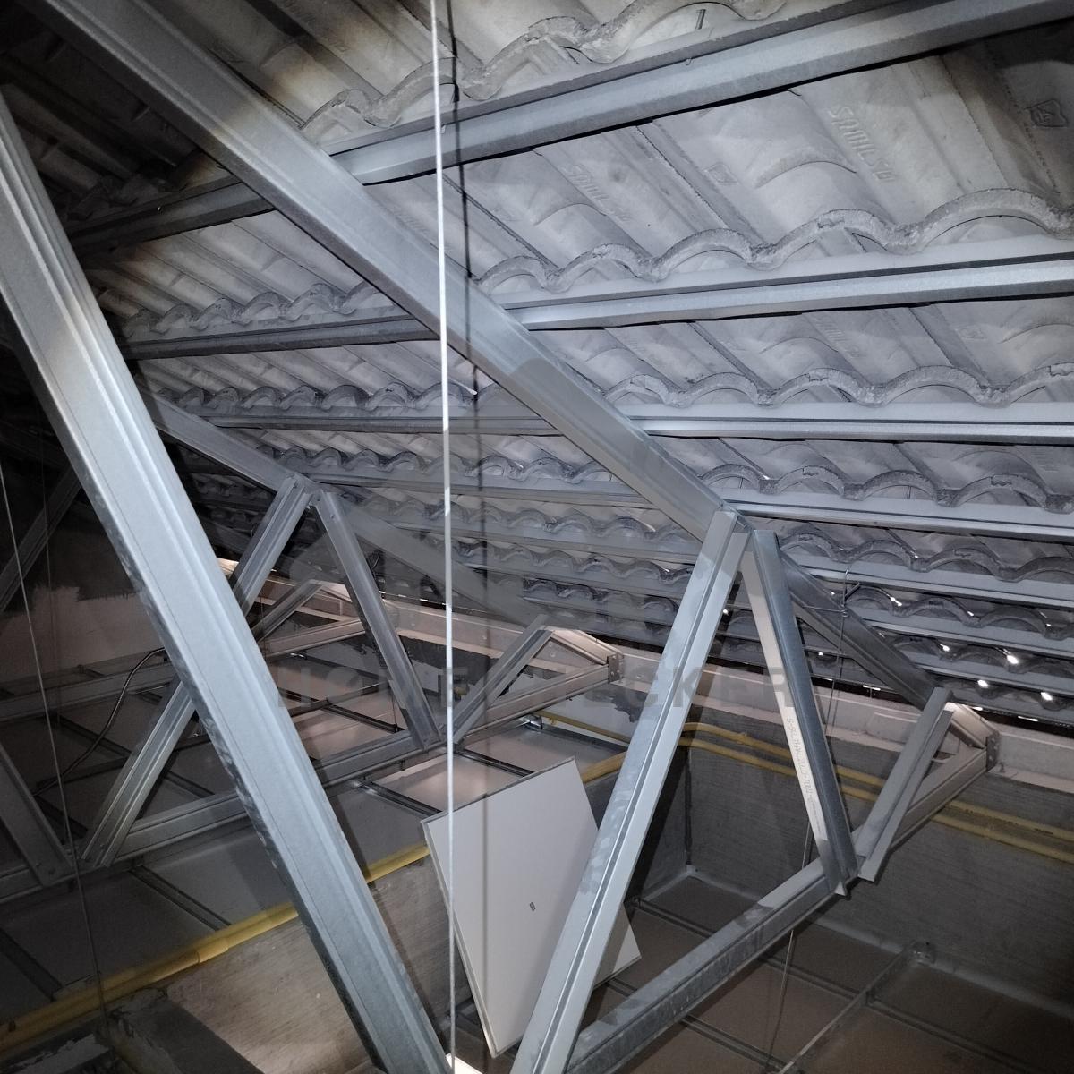 งานตรวจสอบหลังคา