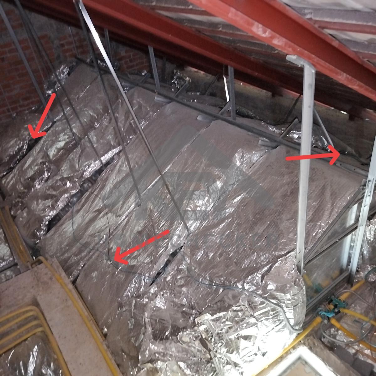 งานตรวจสอบหลังคา