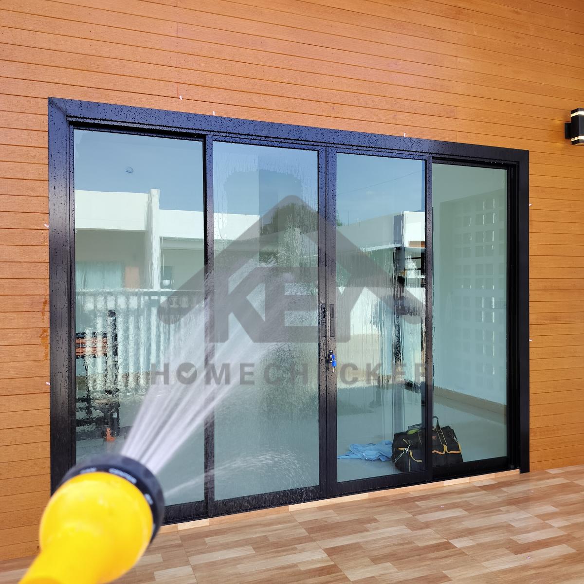 งานเทสน้ำ ประตูหน้าต่าง