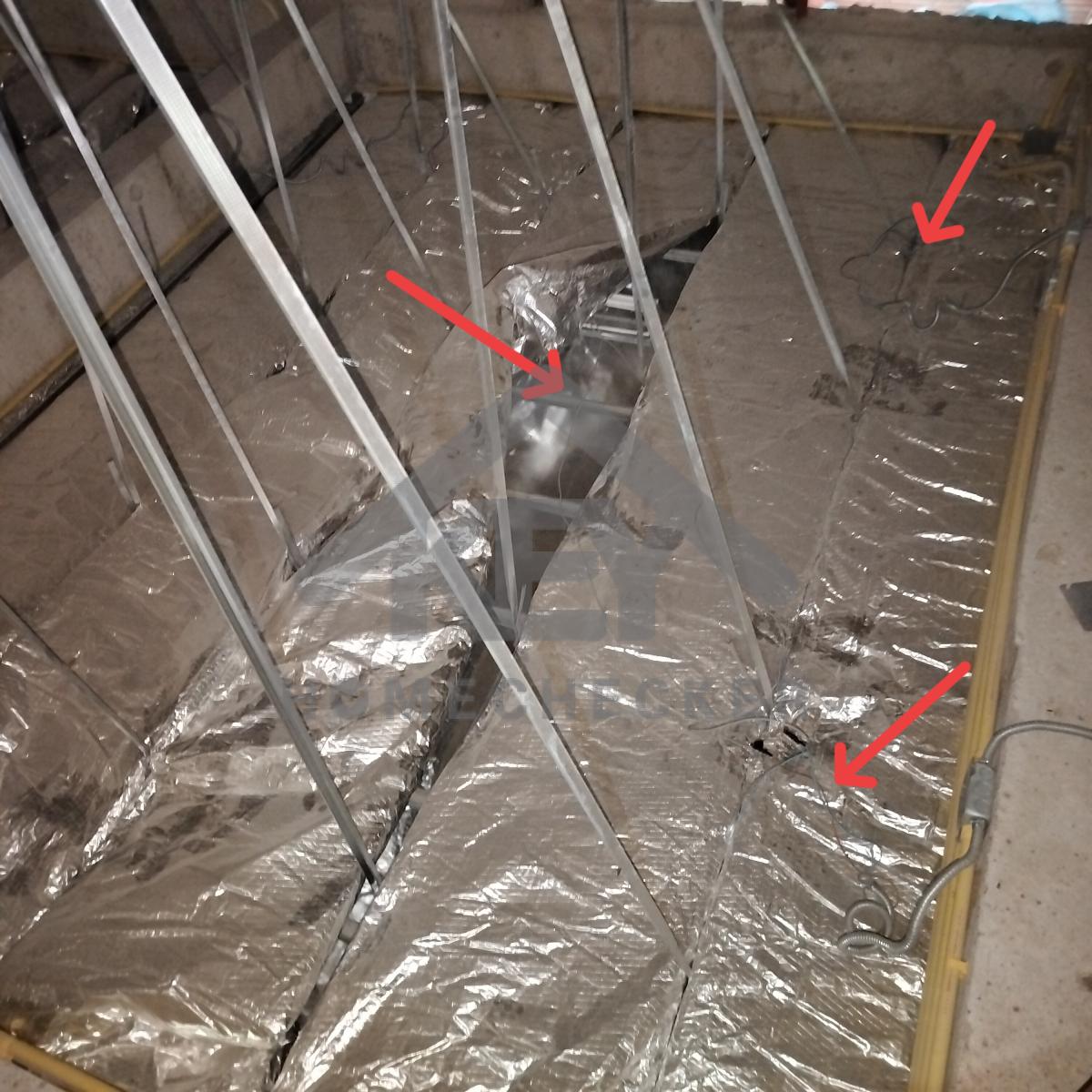 งานตรวจสอบหลังคา