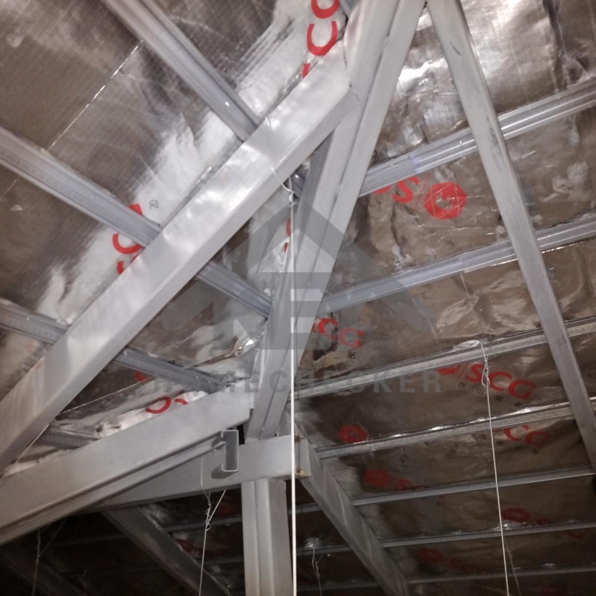 งานตรวจสอบหลังคา