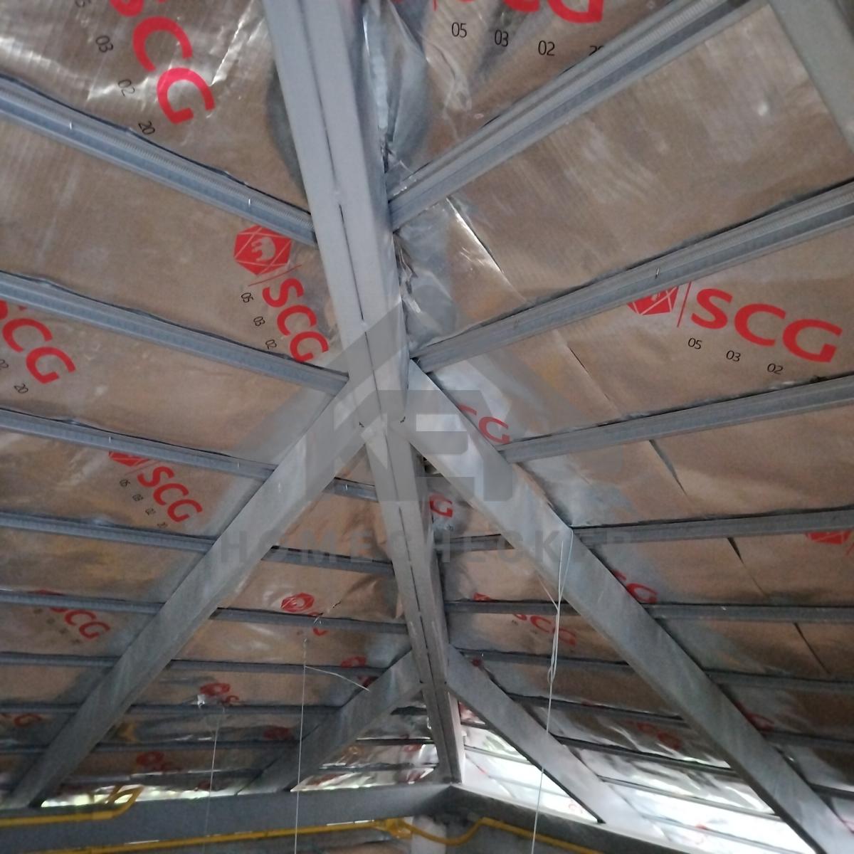 งานตรวจสอบหลังคา