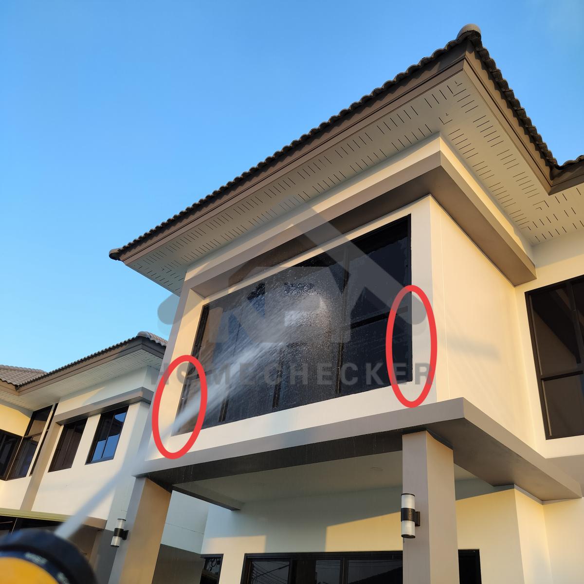 งานเทสน้ำ ประตูหน้าต่าง