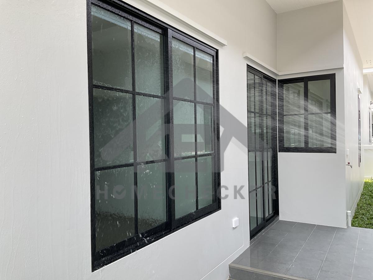 งานเทสน้ำ ประตูหน้าต่าง