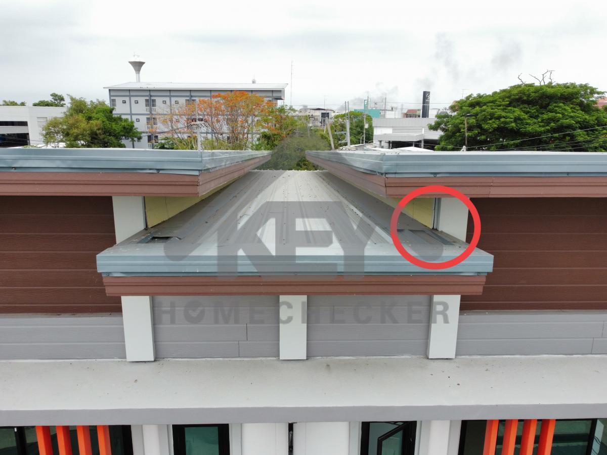 งานตรวจสอบหลังคา