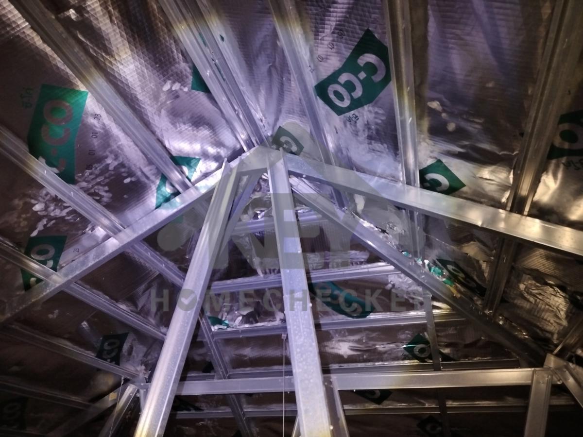 งานตรวจสอบหลังคา