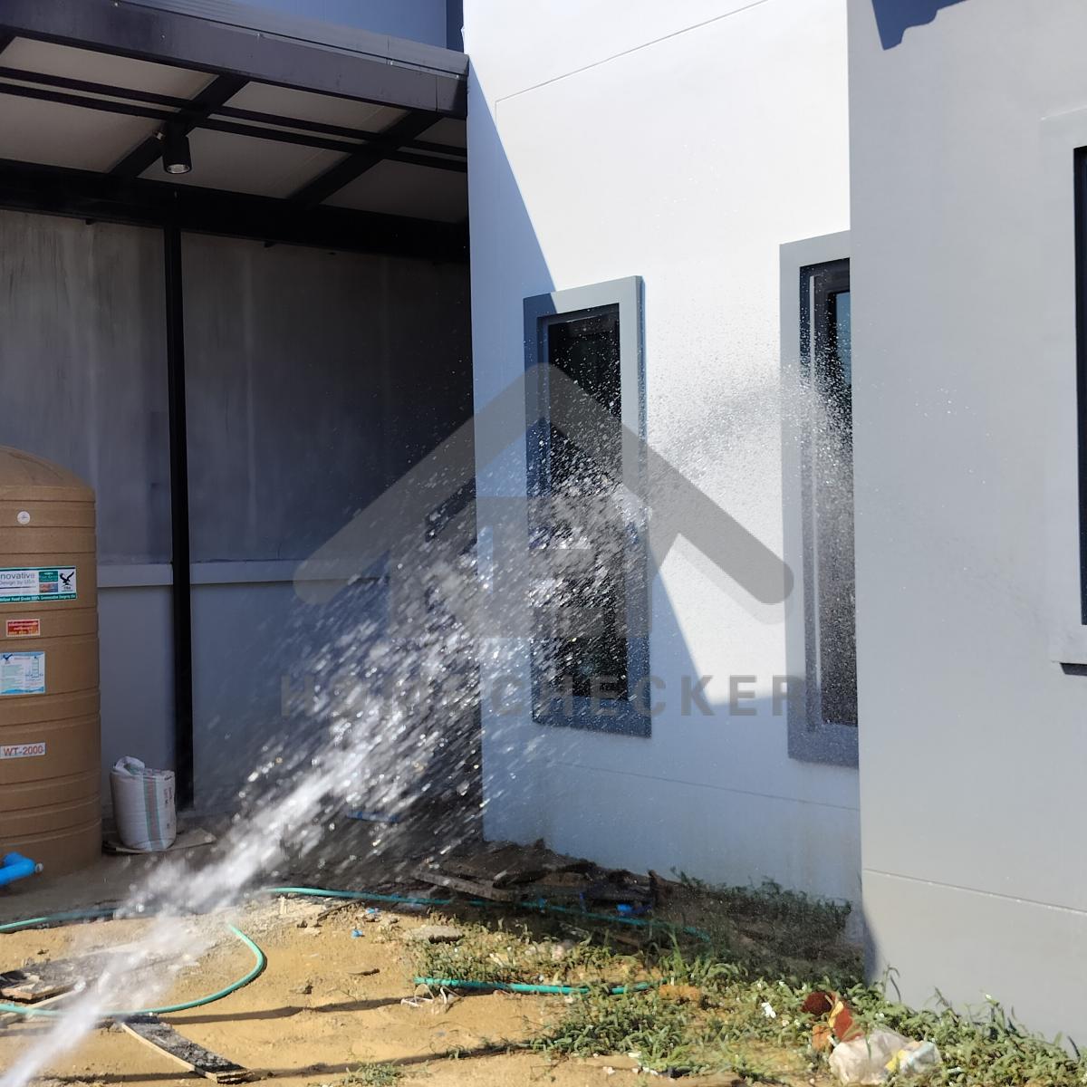 งานเทสน้ำ ประตูหน้าต่าง