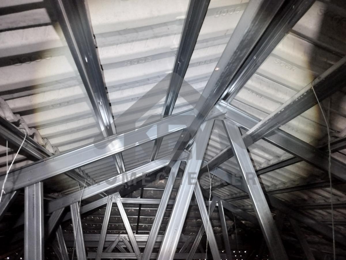 งานฝ้าชายคาและโครงฝ้า