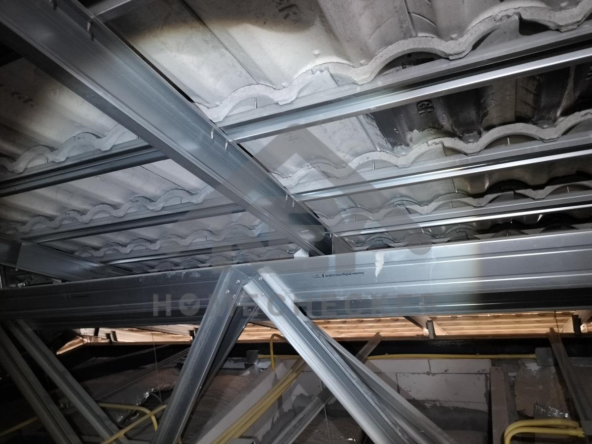 งานฝ้าชายคาและโครงฝ้า