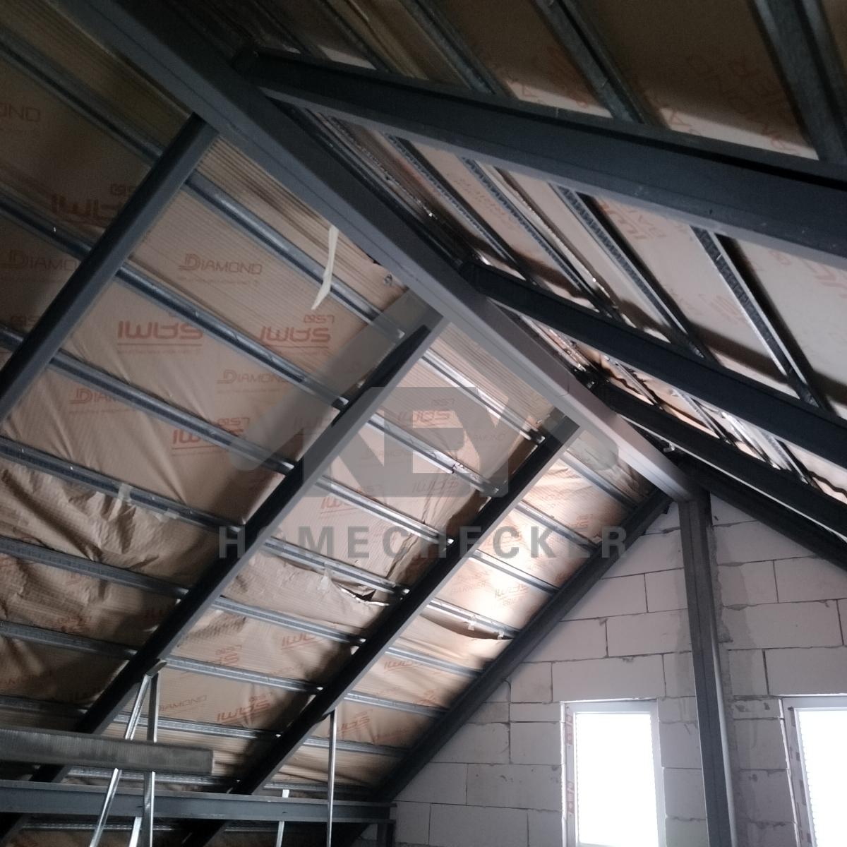 งานฝ้าชายคาและโครงฝ้า