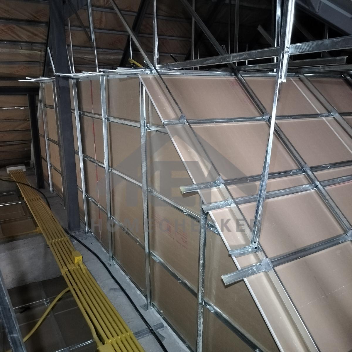 งานฝ้าชายคาและโครงฝ้า