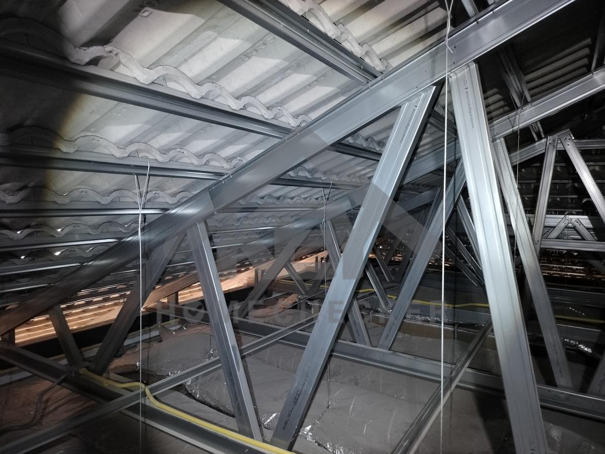 งานฝ้าชายคาและโครงฝ้า