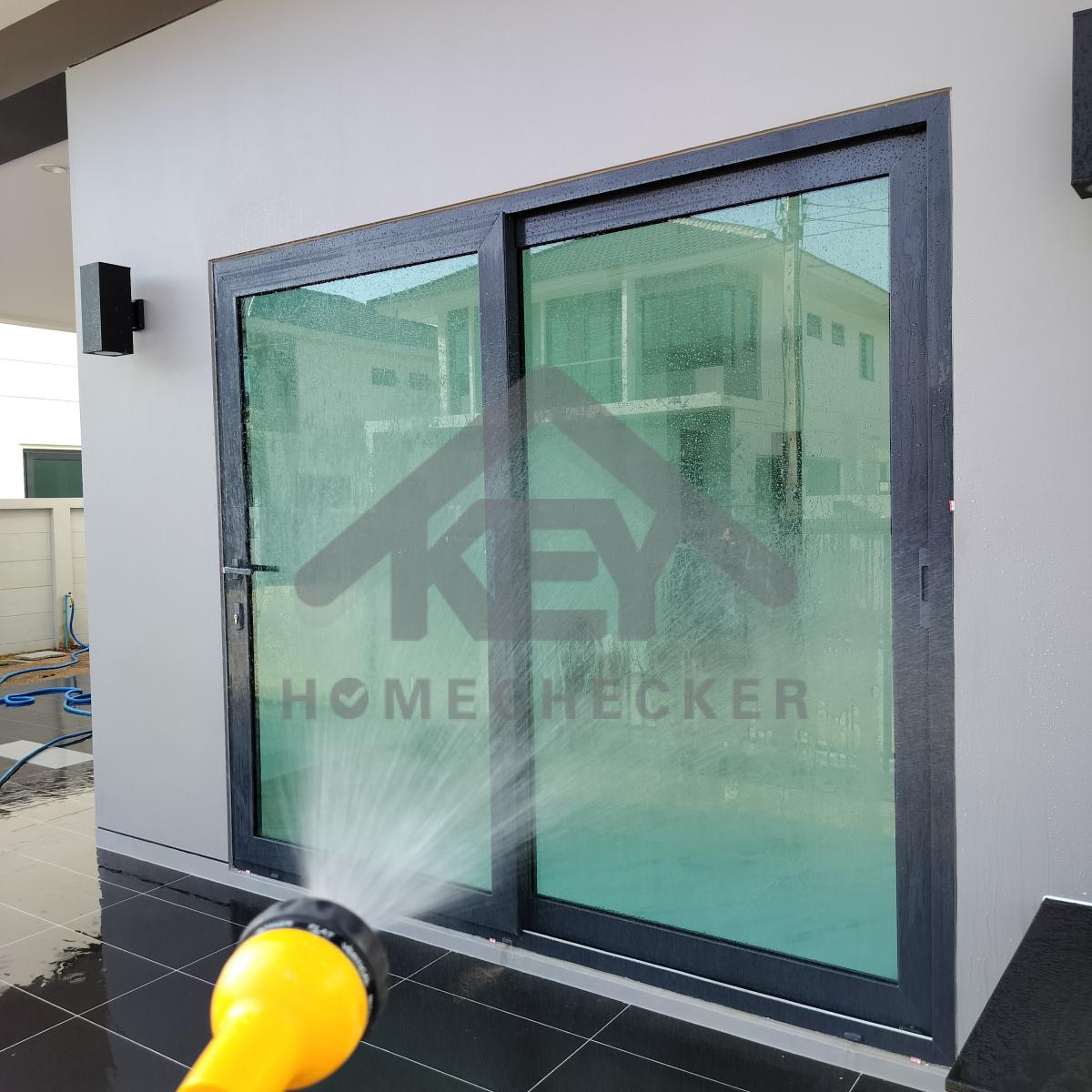 งานเทสน้ำ ประตูหน้าต่าง