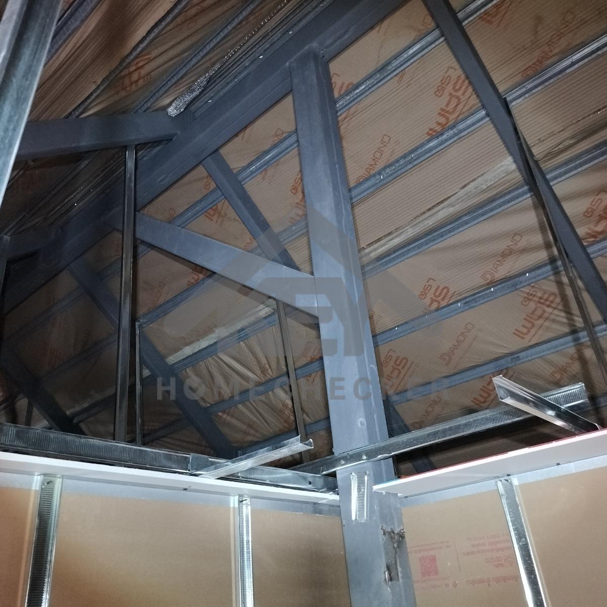 งานฝ้าชายคาและโครงฝ้า