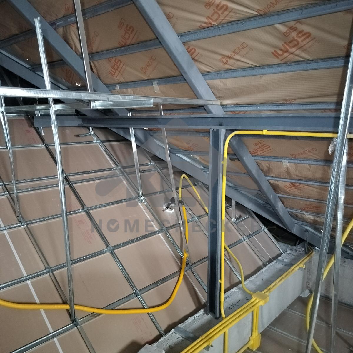 งานฝ้าชายคาและโครงฝ้า