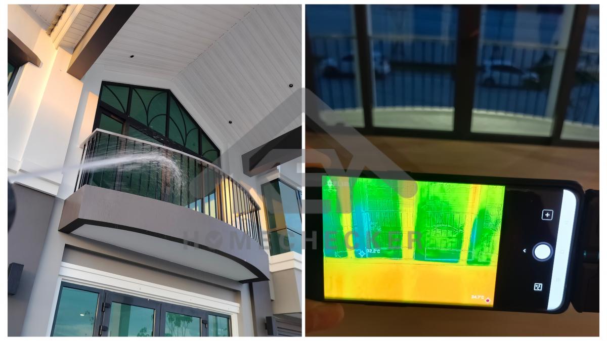 งานเทสน้ำ ประตูหน้าต่าง