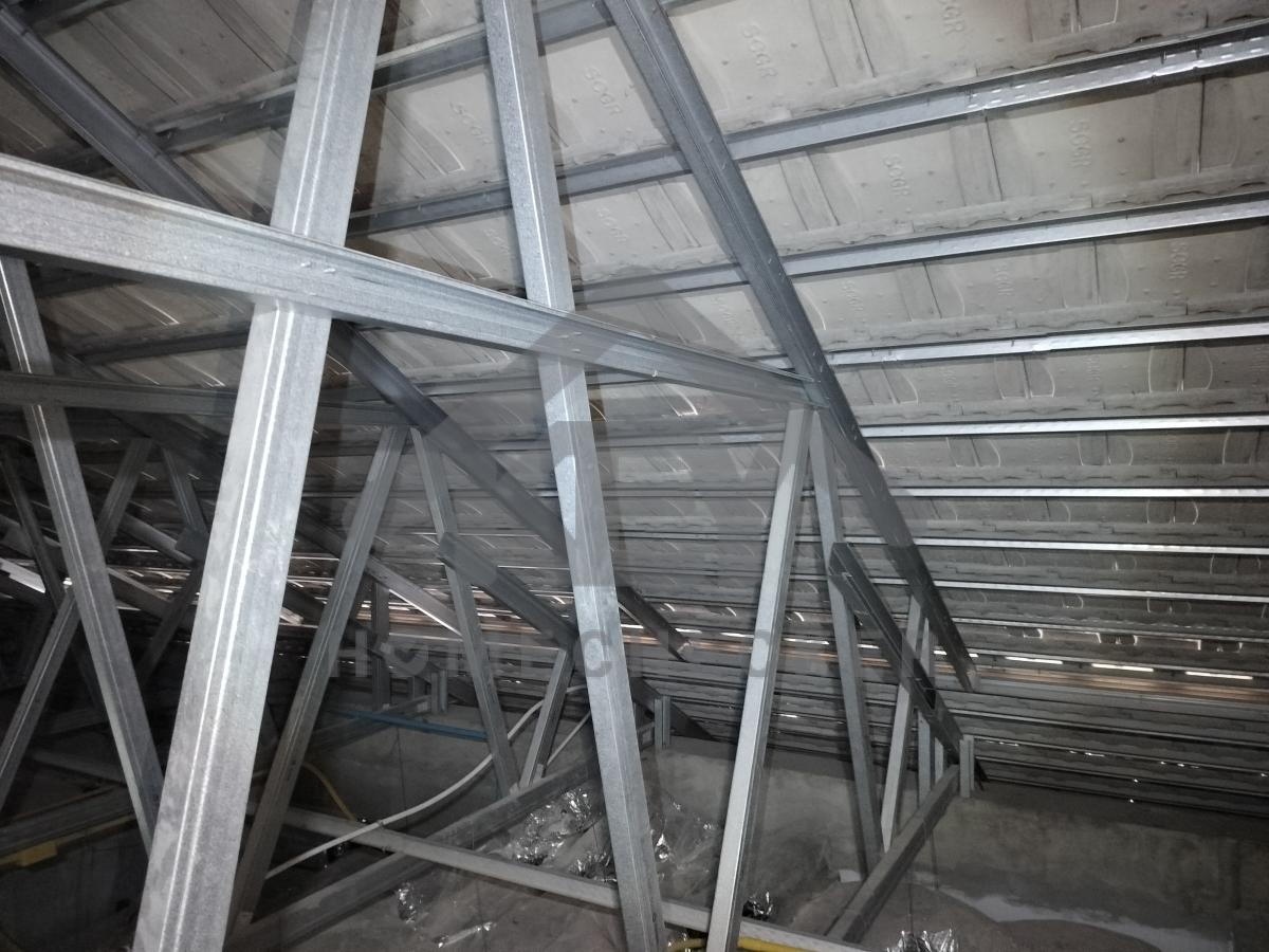 งานฝ้าชายคาและโครงฝ้า