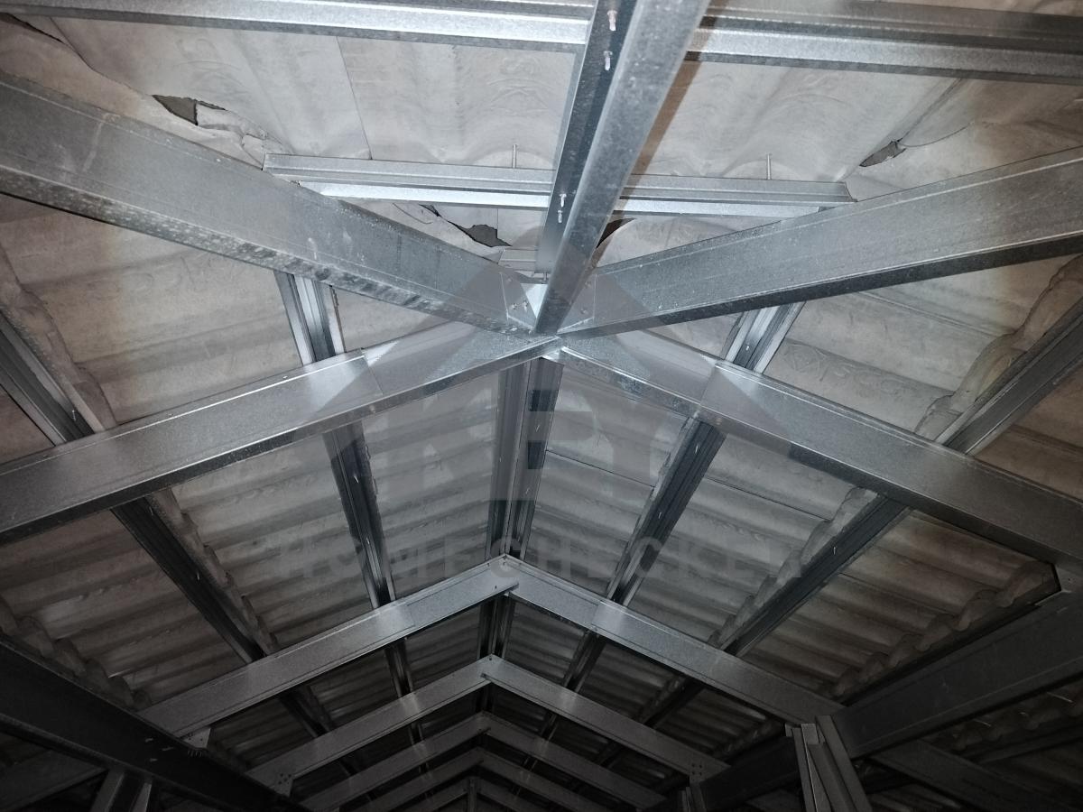 งานฝ้าชายคาและโครงฝ้า