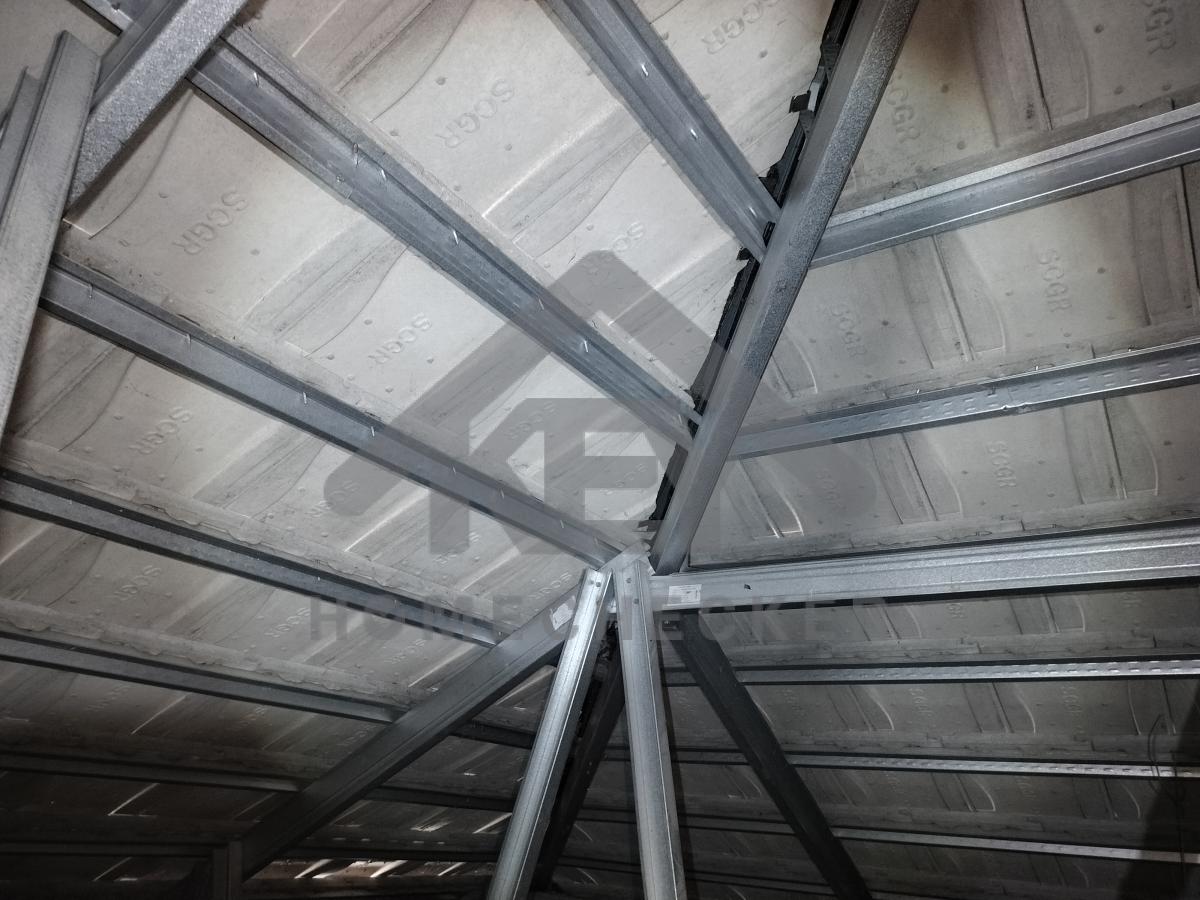 งานฝ้าชายคาและโครงฝ้า